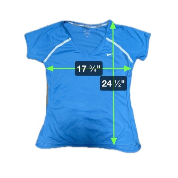 Nike Blue Running Dri Fit T shirt Size Large - Picture 8 of 8